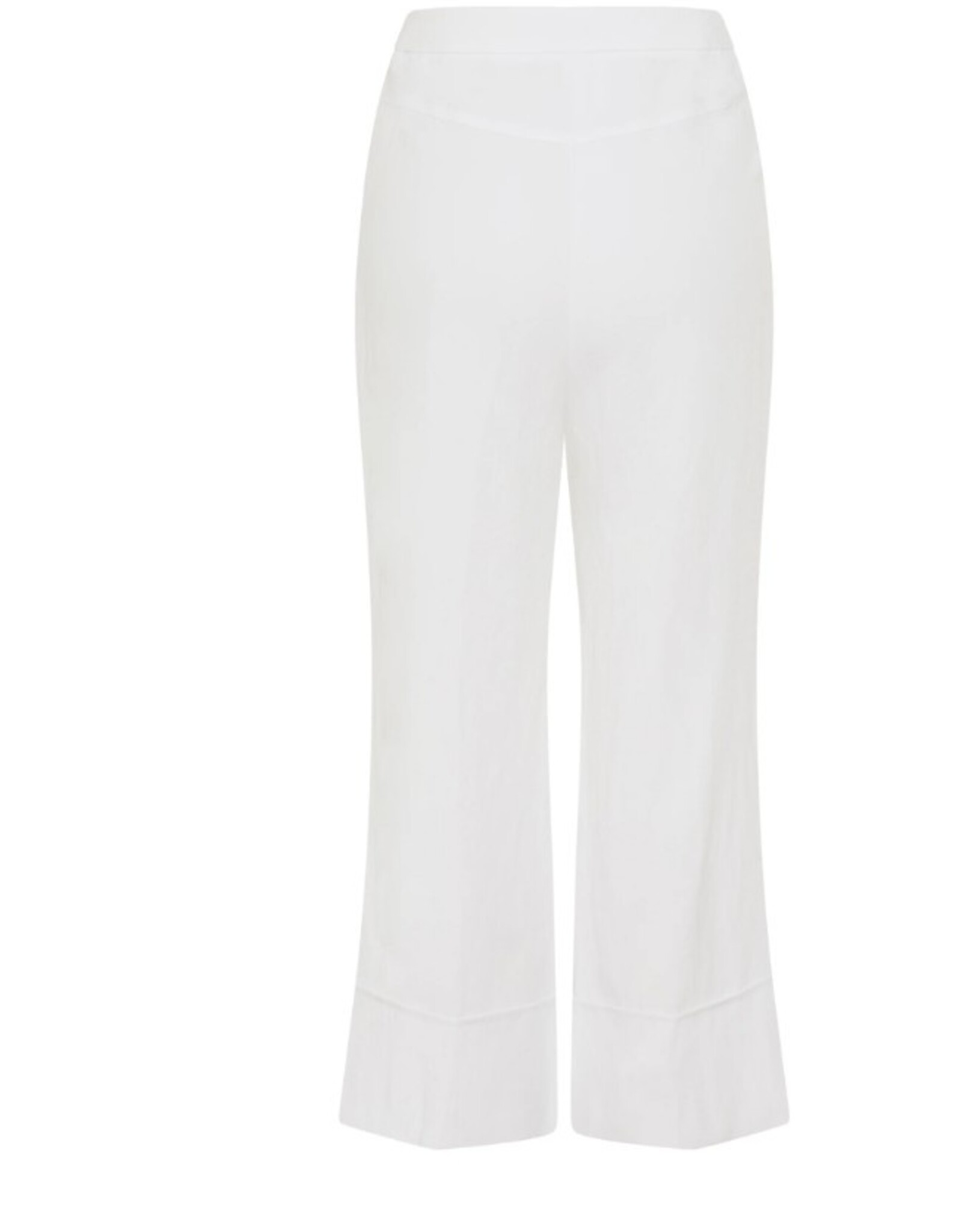 Marc Aurel Pantalon Enkel lang Flared Wijd Wit