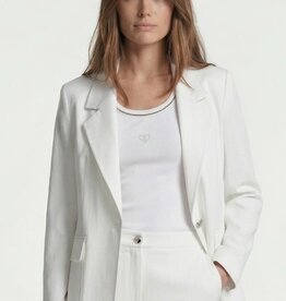 Marc Aurel Blazer Tencel Twill Wit