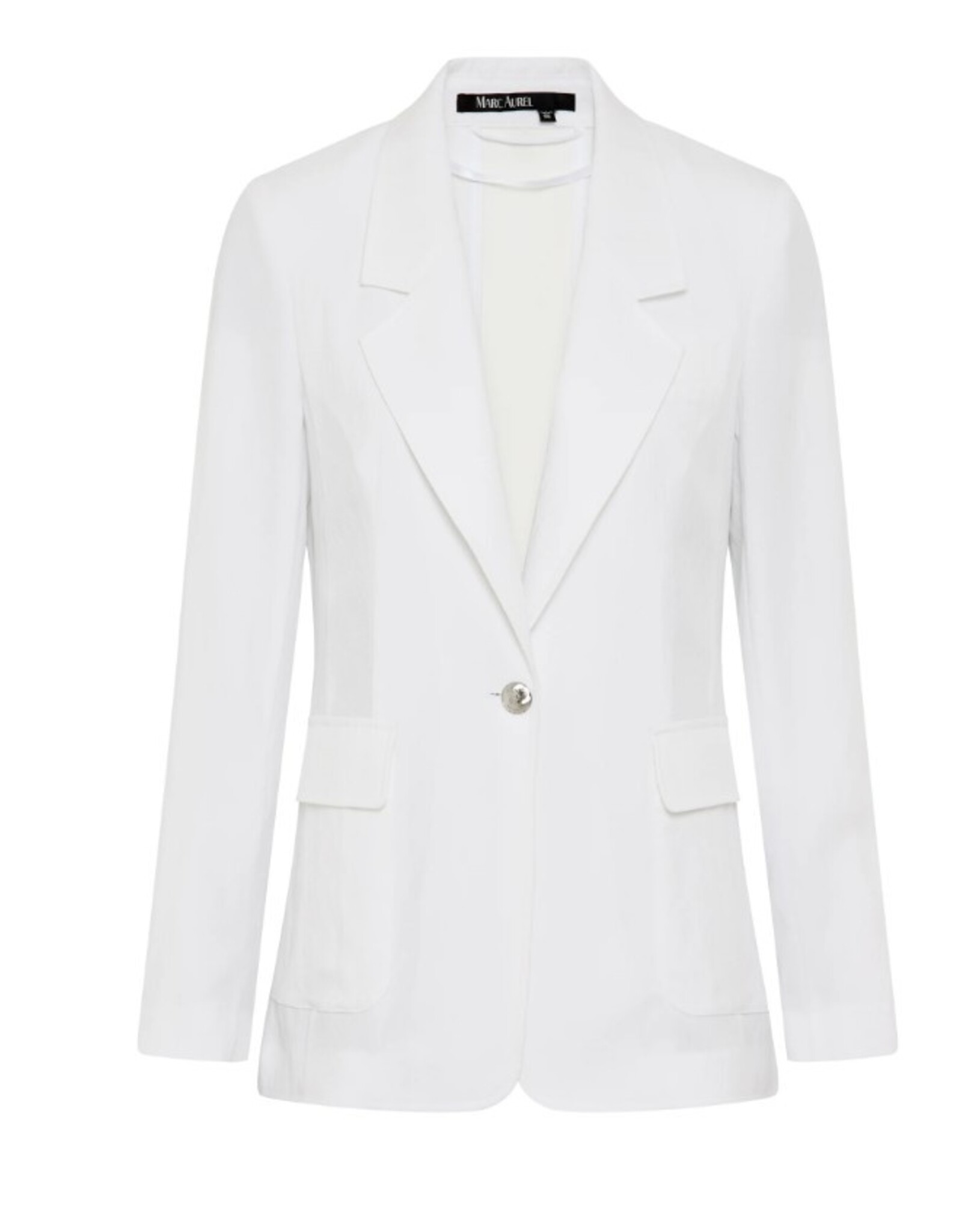 Marc Aurel Blazer Tencel Twill Wit