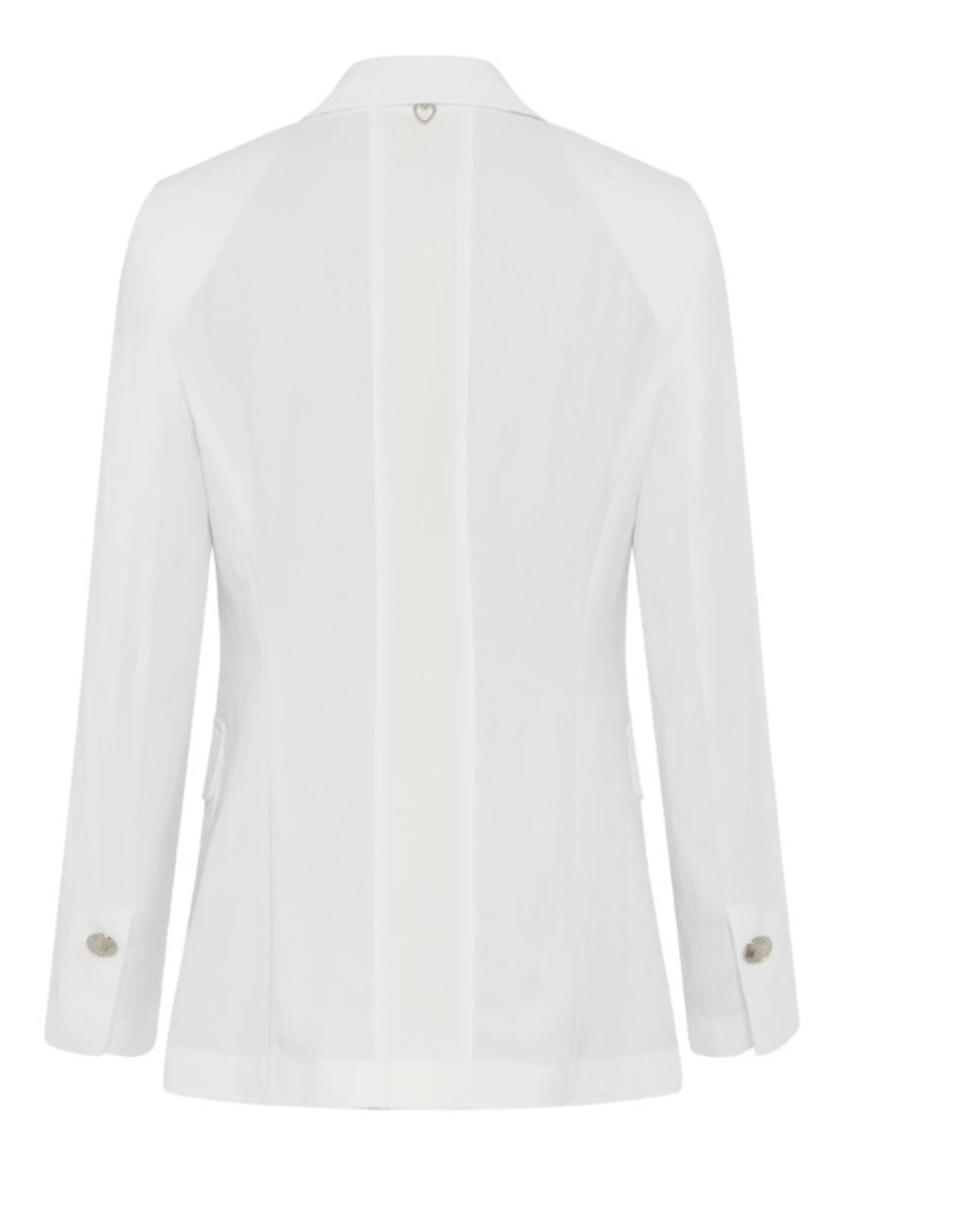 Marc Aurel Blazer Tencel Twill Wit