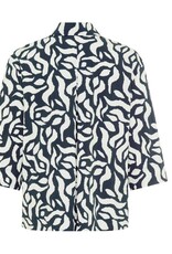 Marc Aurel Blouse 3/4/Mouw Zwart/Wit