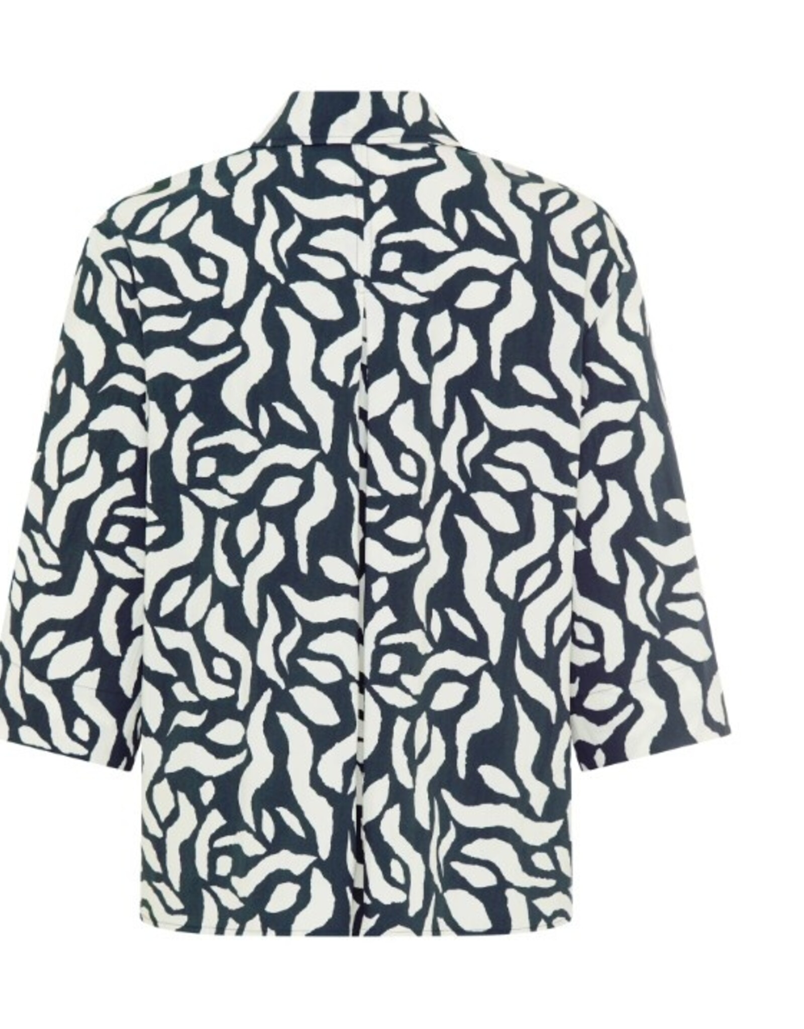 Marc Aurel Blouse 3/4/Mouw Zwart/Wit