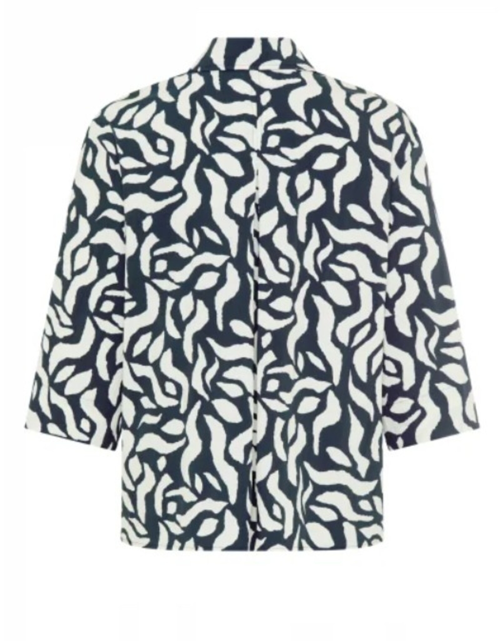 Marc Aurel Blouse 3/4/Mouw Zwart/Wit