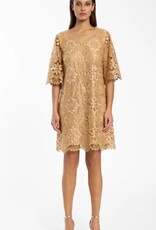 Ana Alcazar Jurk Kant Gold