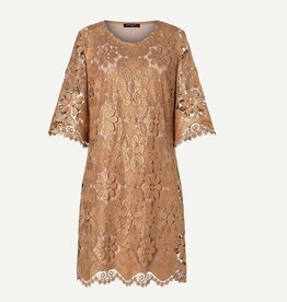 Ana Alcazar Jurk Kant Gold