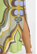 Ana Alcazar Jurk Retro Print Groen