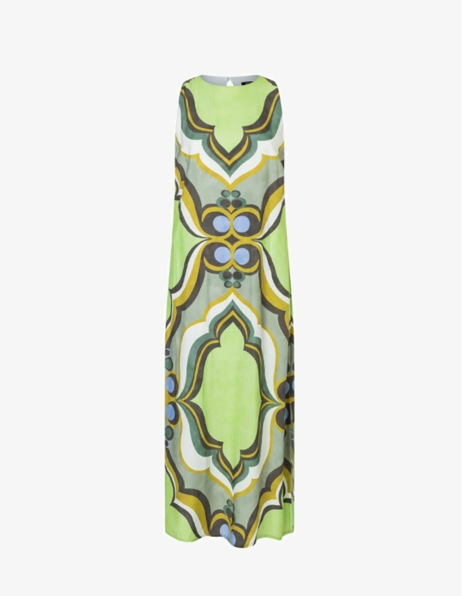 Ana Alcazar Jurk Retro Print Groen