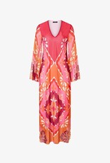 Ana Alcazar Jurk Print Rood Kaftan Model