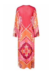 Ana Alcazar Jurk Print Rood Kaftan Model