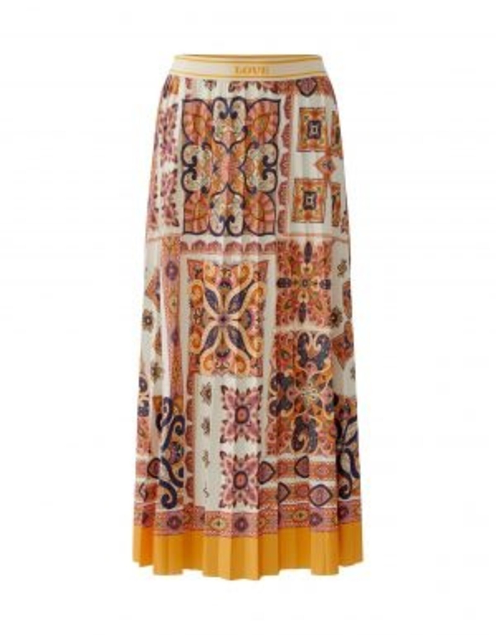 Miss Lagotte Rok Orange Print