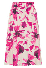 Marc Aurel Rok Bloemprint Crême/Pink