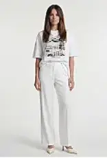 Marc Aurel T-Shirt Wit Fotoprint