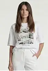 Marc Aurel T-Shirt Wit Fotoprint