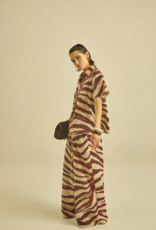 Maria Bellentani Pantalon Giverne Zebra Berry