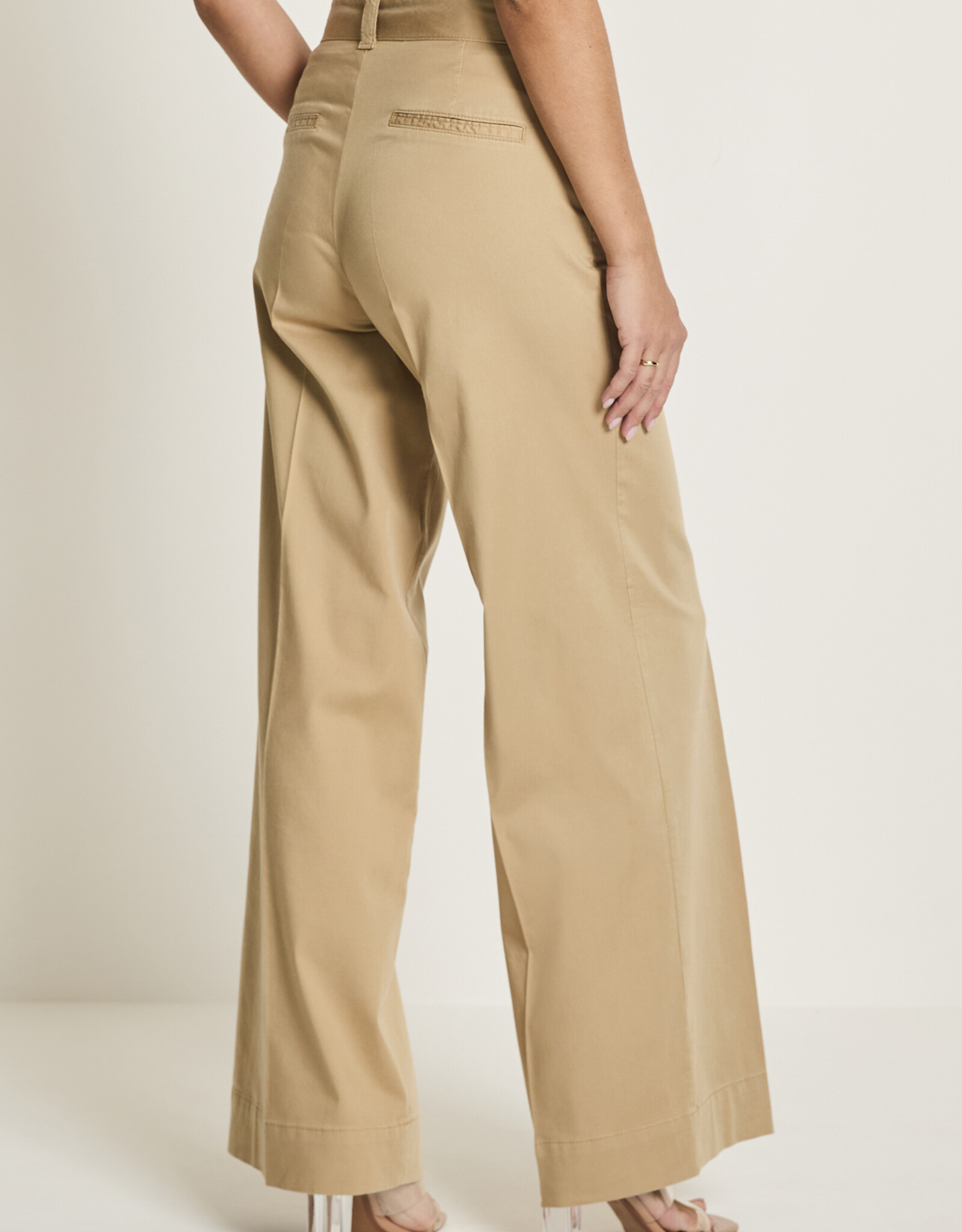 Para MI Cloë Pantalon Cotton Tencel Sand
