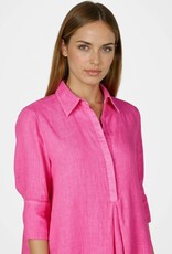Marc Aurel Linnen Jurk Pink