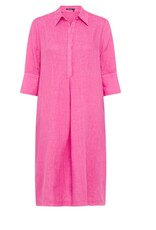 Marc Aurel Linnen Jurk Pink