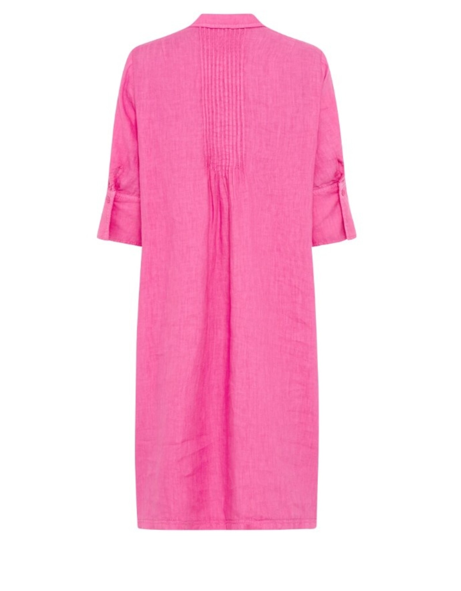 Marc Aurel Linnen Jurk Pink