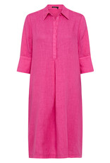 Marc Aurel Linnen Jurk Pink