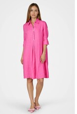Marc Aurel Linnen Jurk Pink