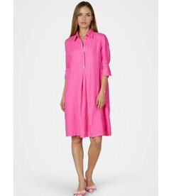 Marc Aurel Linnen Jurk Pink