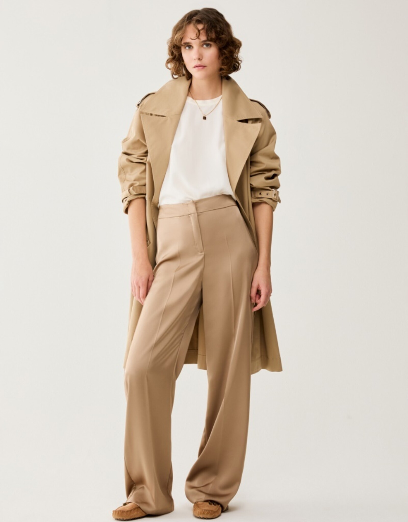 PENNYBLACK Finanza Satijnen Pantalon Brons