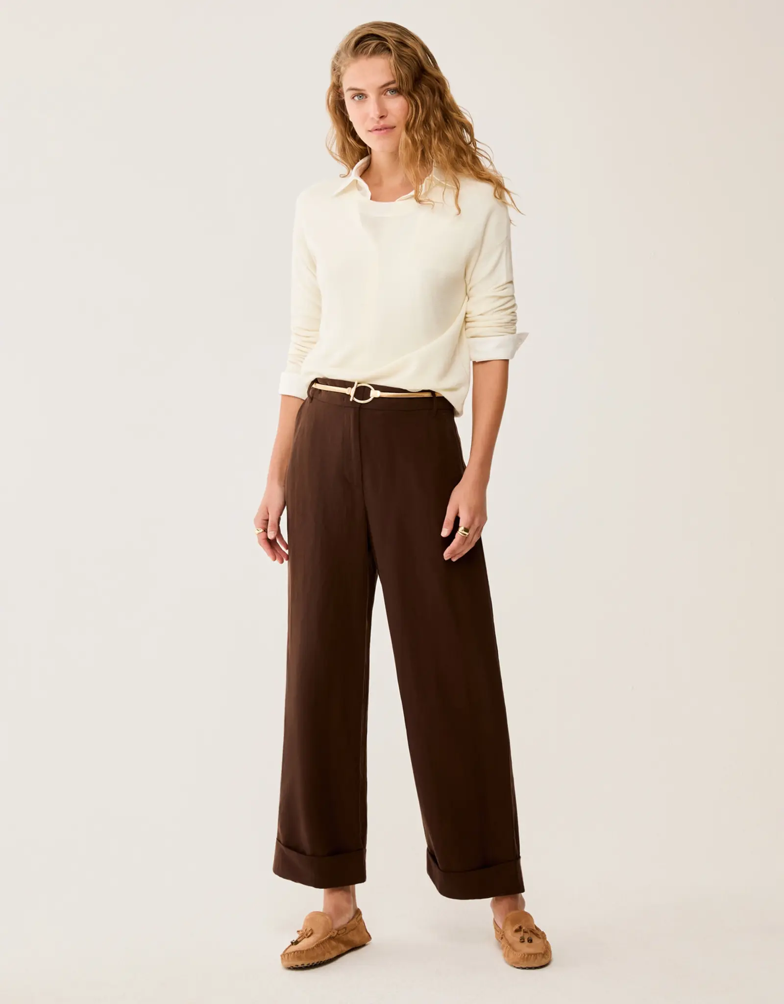 PENNYBLACK Pantalon Zimino Choco