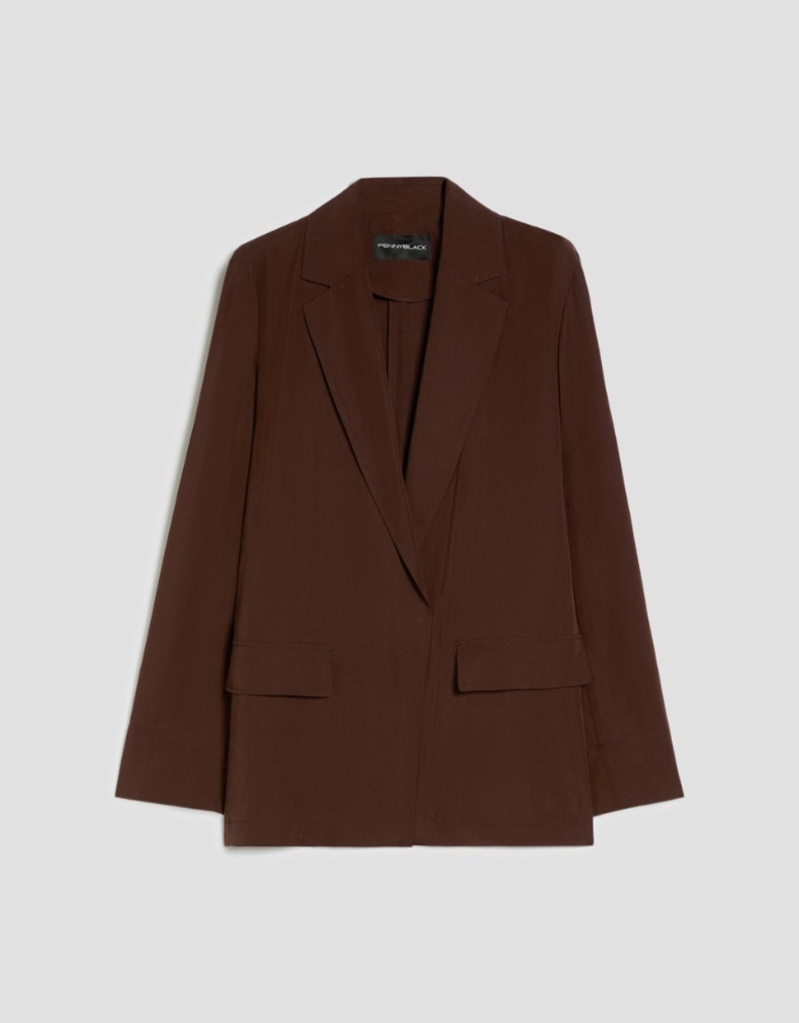PENNYBLACK Umido Blazer Linnen Choco