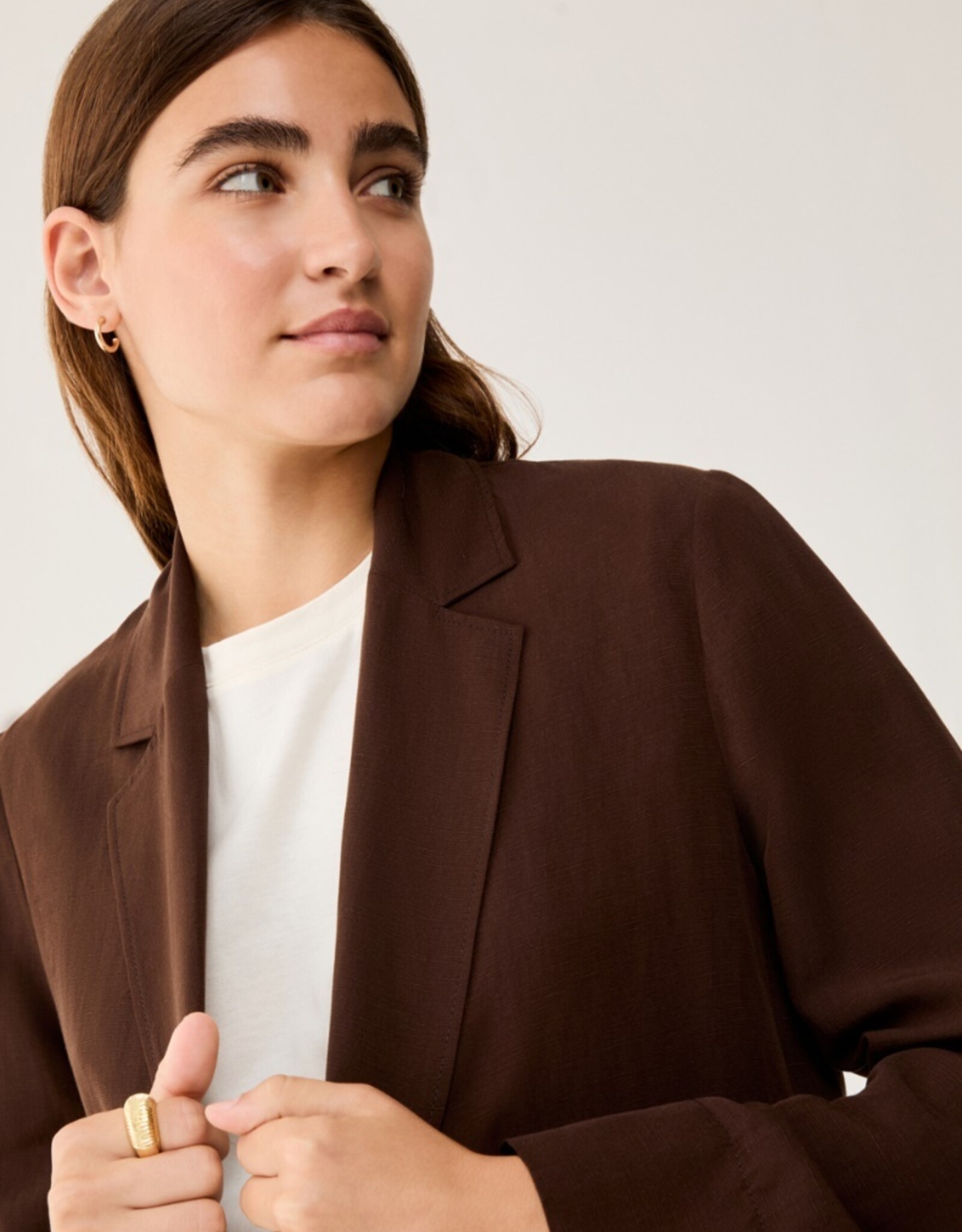 PENNYBLACK Umido Blazer Linnen Choco