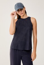 PENNYBLACK Top Polis Blauw Geborduurd