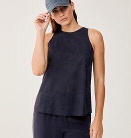 PENNYBLACK Top Polis Blauw Geborduurd