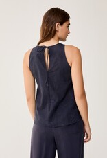 PENNYBLACK Top Polis Blauw Geborduurd