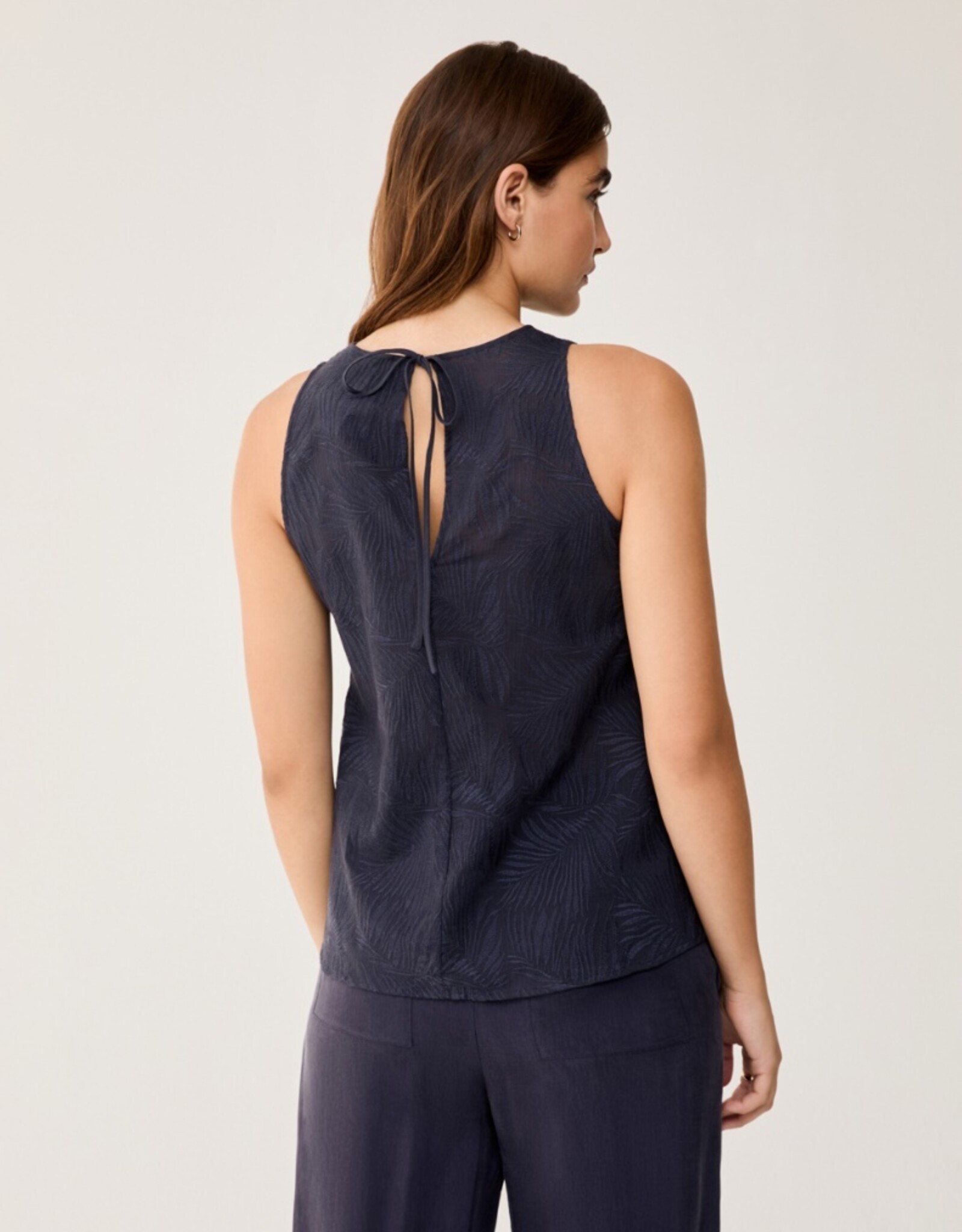 PENNYBLACK Top Polis Blauw Geborduurd