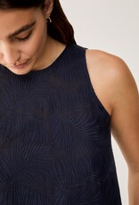 PENNYBLACK Top Polis Blauw Geborduurd