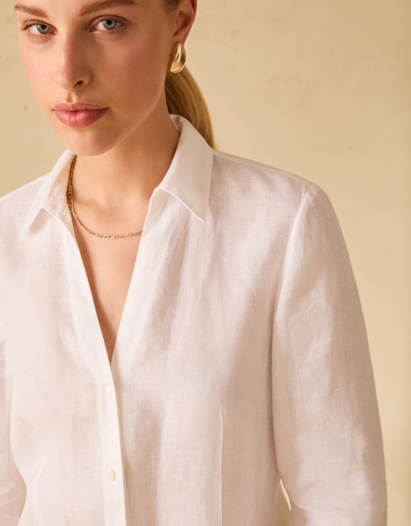 PENNYBLACK Alcali Linnen Blouse Off White