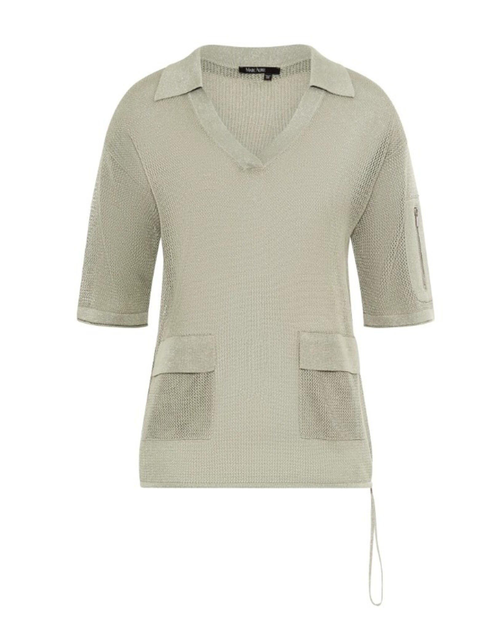 Marc Aurel Polo Pullover Khaki Varied