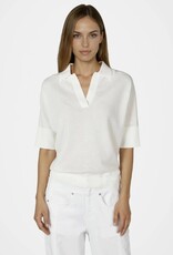 Marc Aurel Polo- Pullover Wit