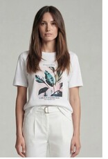 Marc Aurel T Shirt Print Groen Rose