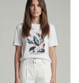 Marc Aurel T Shirt Print Groen Rose