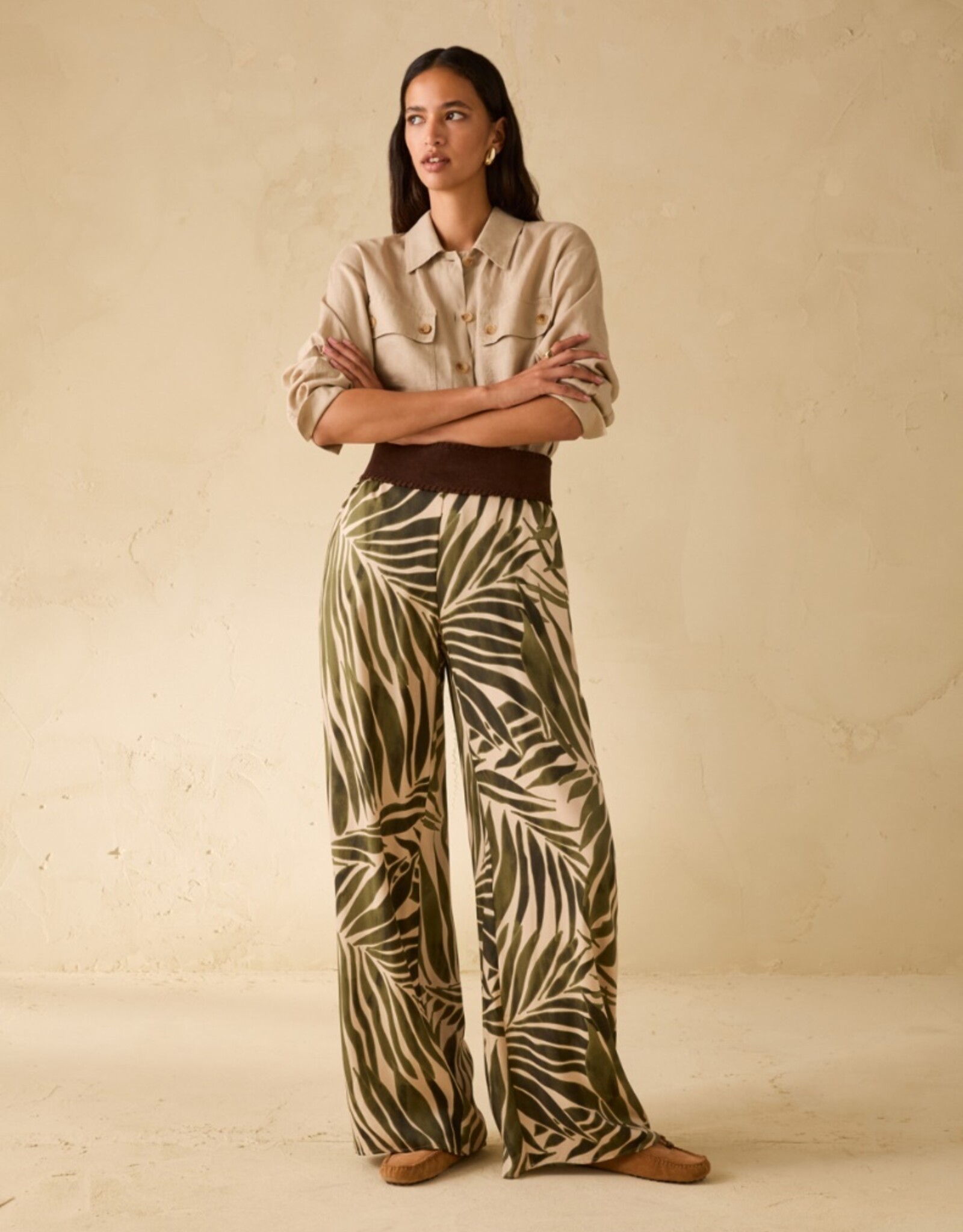 PENNYBLACK PBP Utlita Pantalon Groene Print