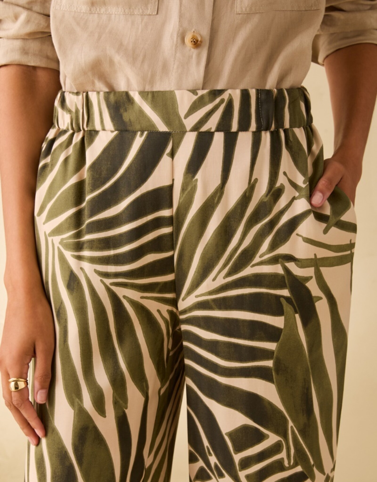 PENNYBLACK PBP Utlita Pantalon Groene Print