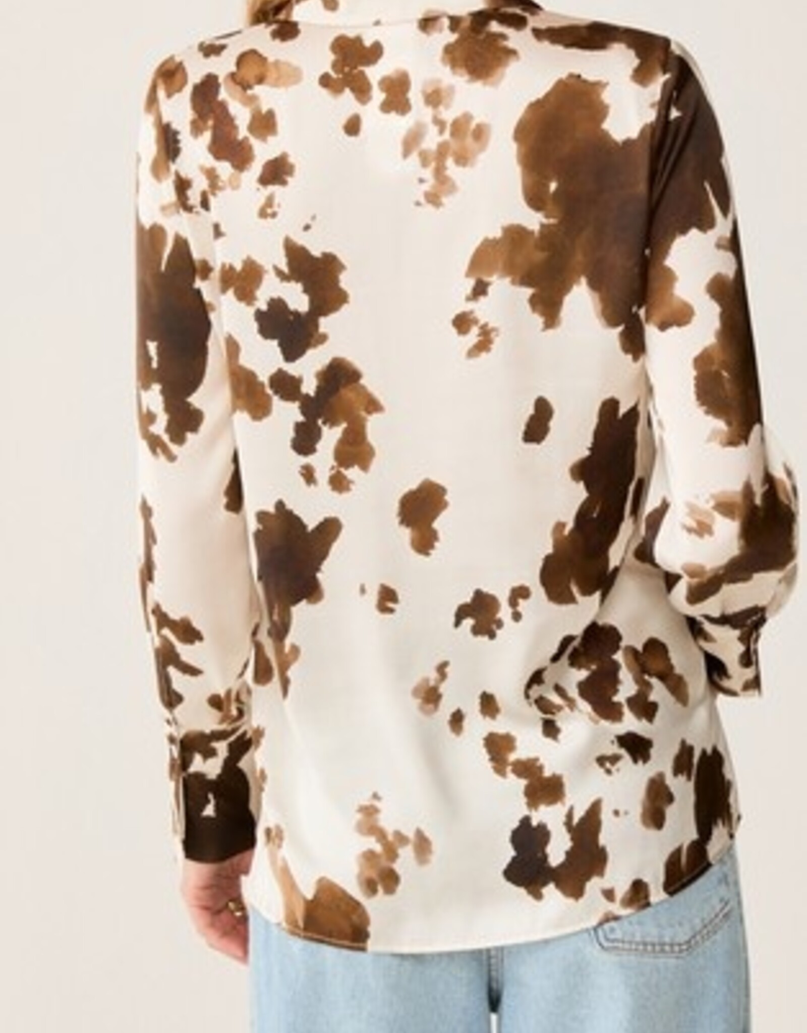PENNYBLACK Alpe Blouse Print Beige Bruin