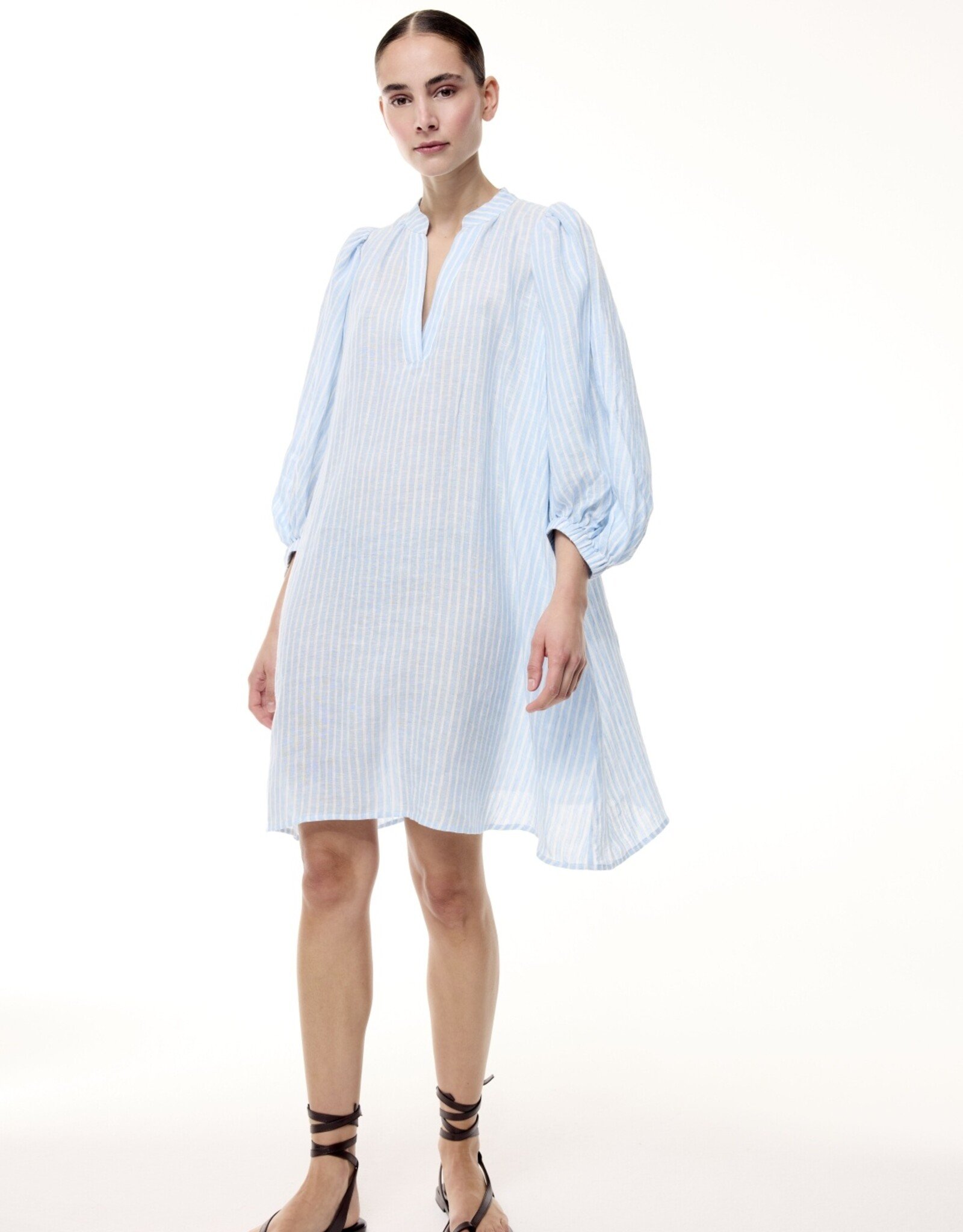 JcSophie Jurk Monet Sky Blue Stripes