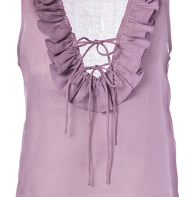 JcSophie Top Mickey Mouwloos U-hals Lila