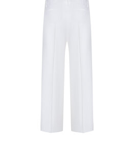 Cambio Pantalon Addison Cropped Wide Leg Pure White