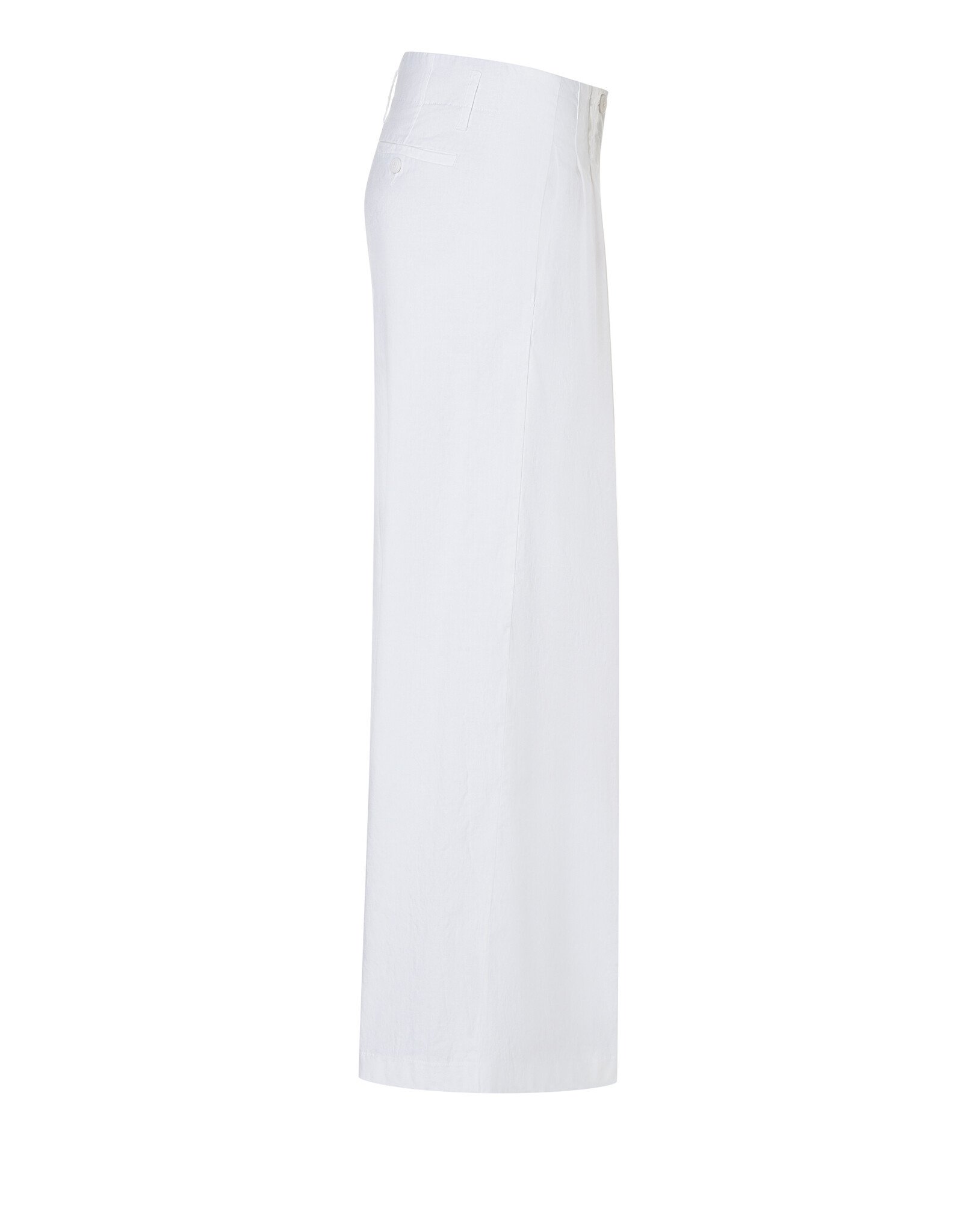Cambio Pantalon Addison Cropped Wide Leg Pure White