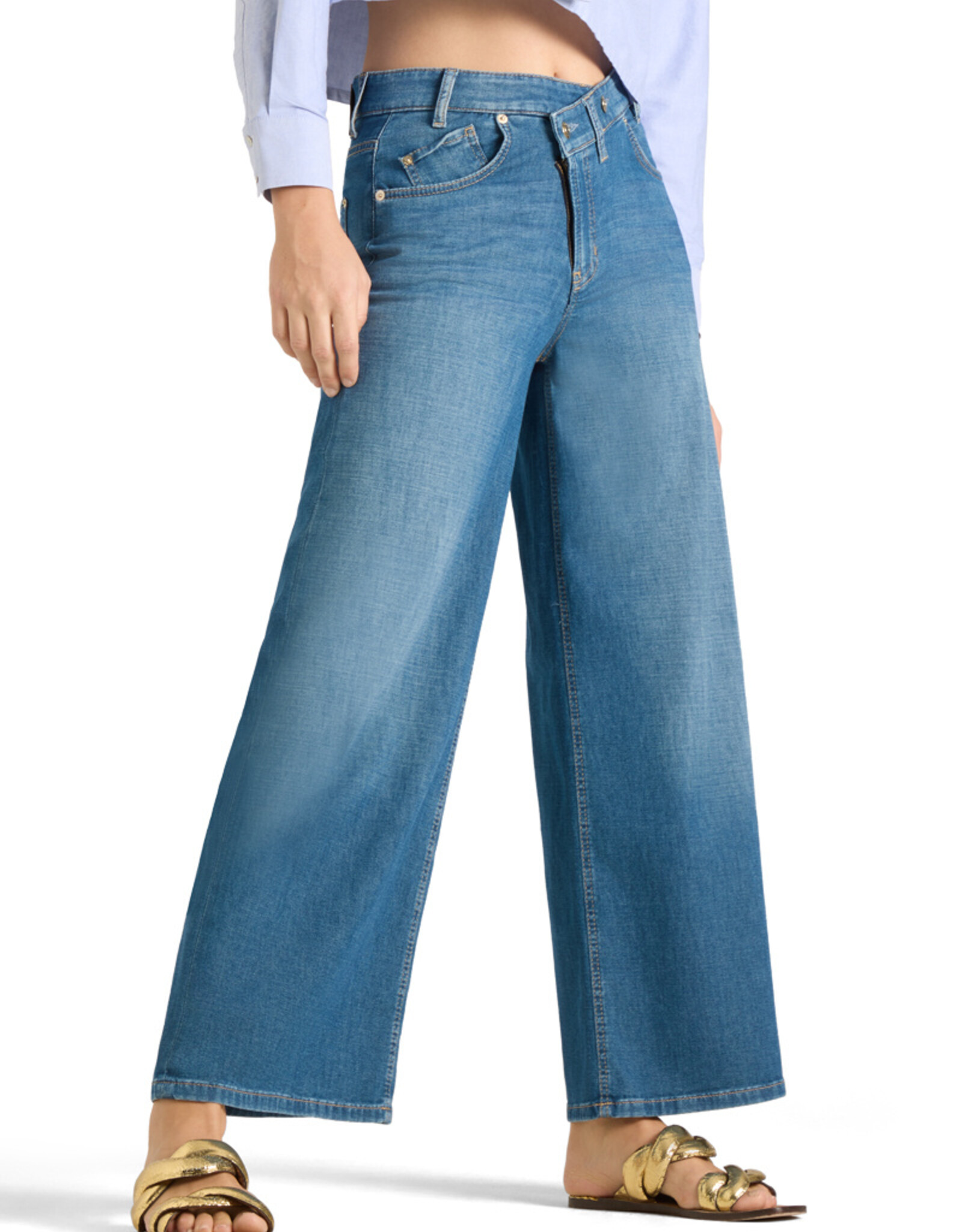 Cambio Jeans Baggy Asymmetri Sunny Medium