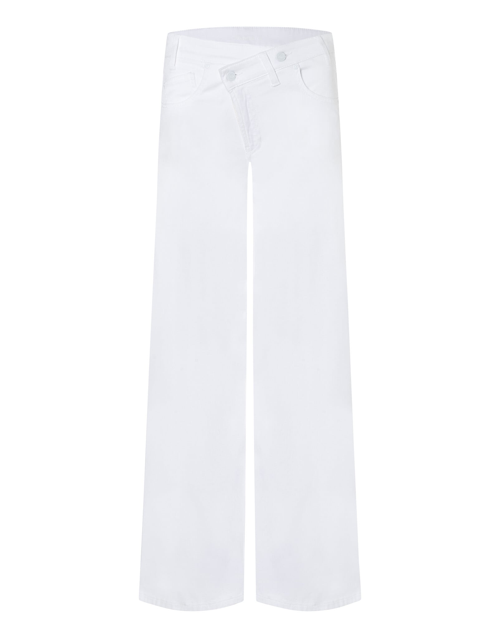 Cambio Pantalon Baggy Asymmetrical   Pure White