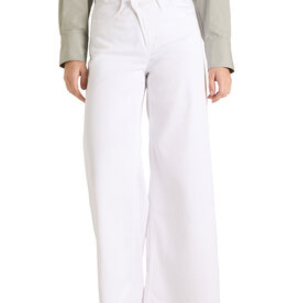 Cambio Pantalon Baggy Asymmetrical   Pure White