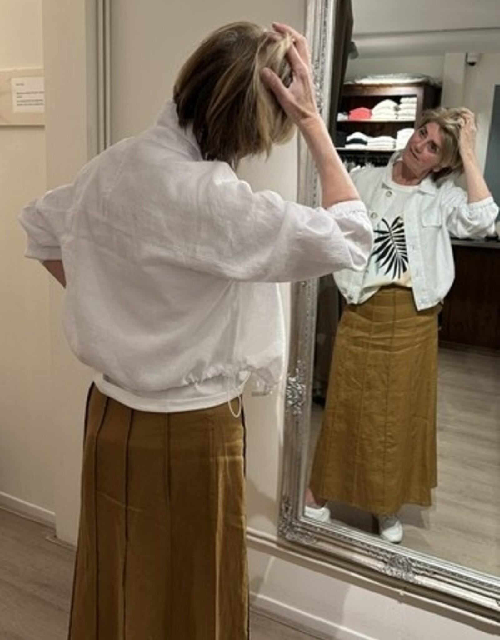 JcSophie Rok Monserrat Lang Linnen Oker